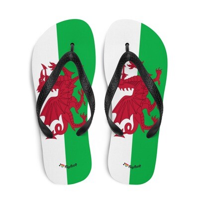 Galles nation flag Flip Flop Slippers Sandal Unisex