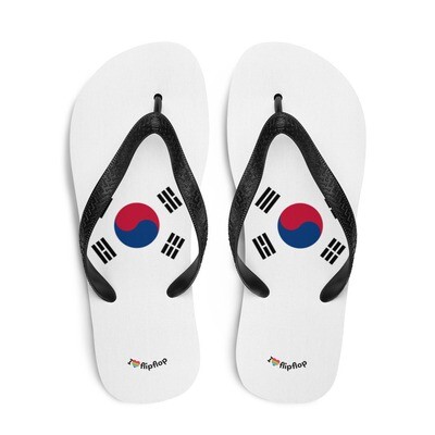 South Korea National Flag Flip Flop Sleepers Sandals Unisex
