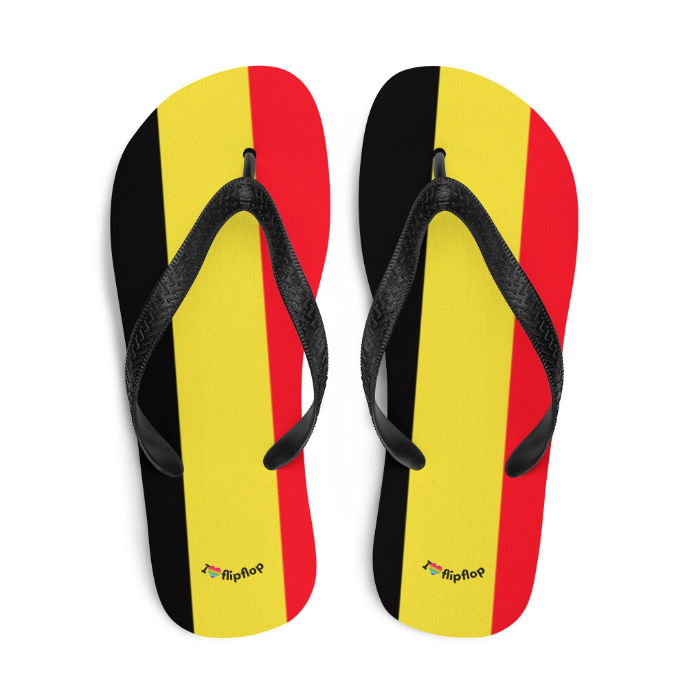 Belgium National Flag Flip Flop Sandal Slippers Unisex