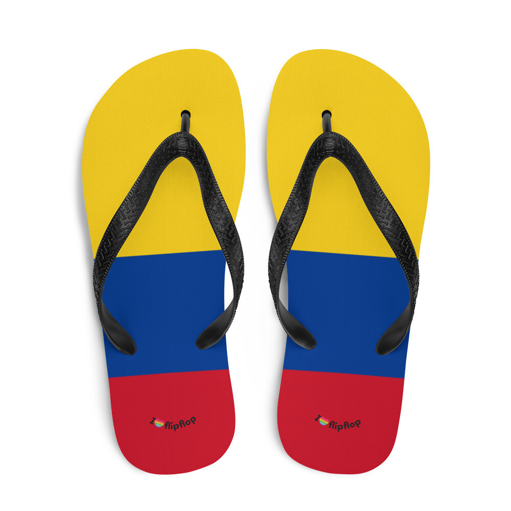 Colombia South America Colombian Flag Flip Flop Sandal Slippers Unisex