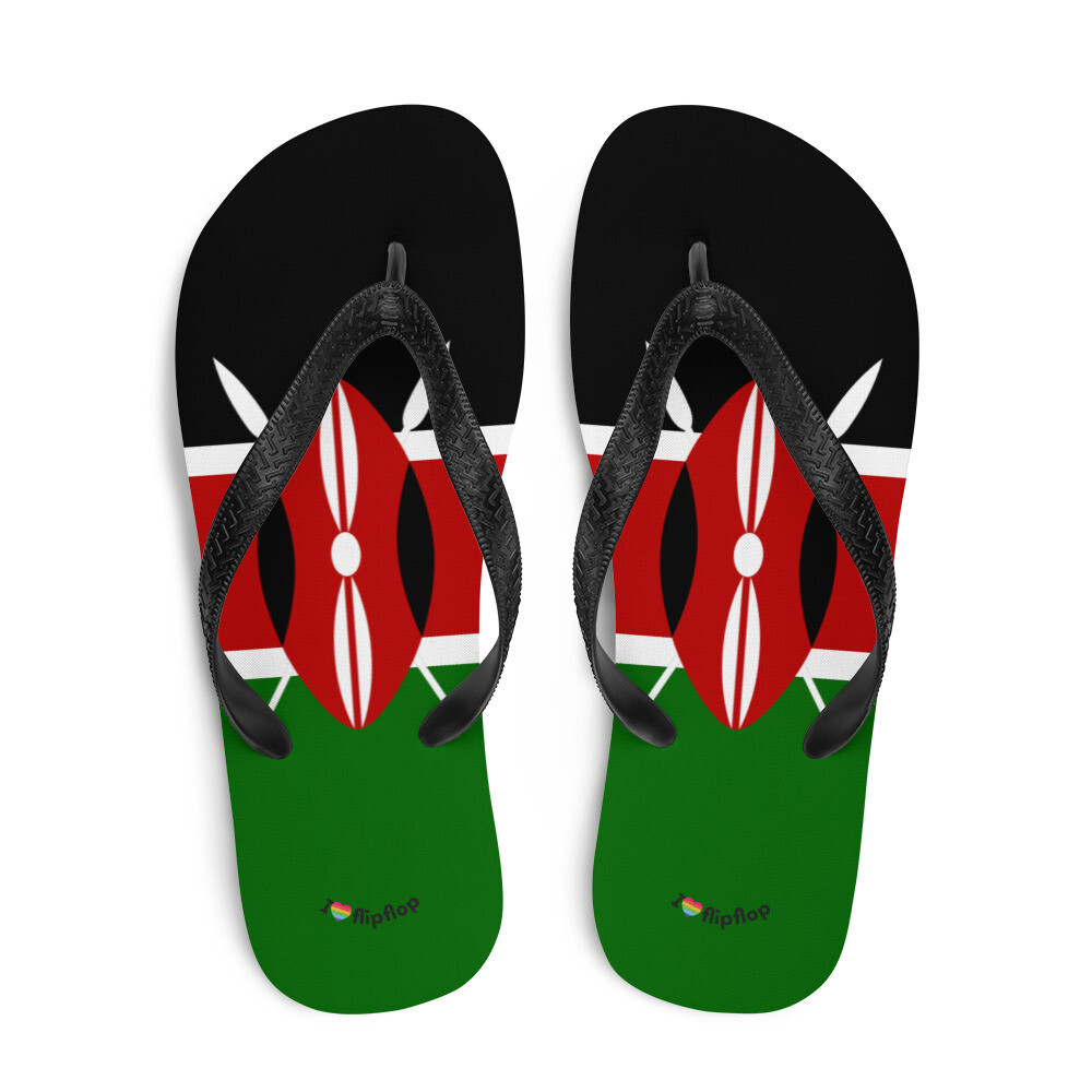Kenya Flag National  Flip Flop Sandal Slippers Unisex