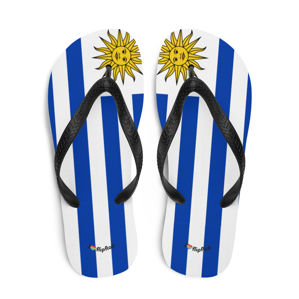 Uruguay National Flag Flip Flop Sandal Slippers Unisex