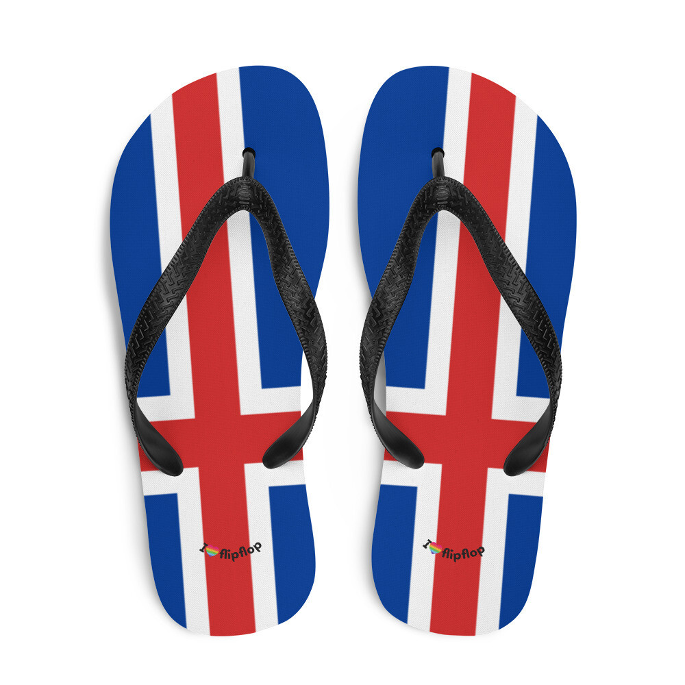 Iceland National Flag Flip Flop Sandal Slippers Unisex