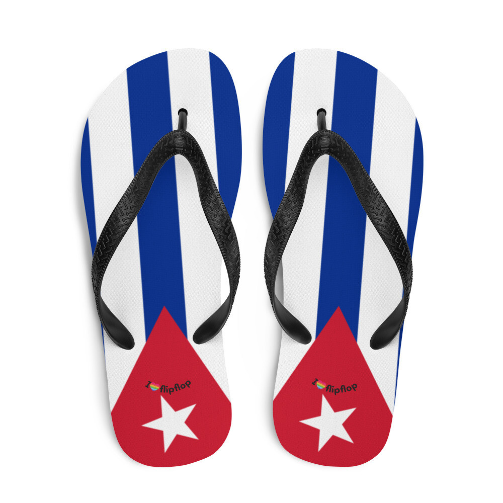 Cuba Country Flag Flip Flop Sandal Slippers Unisex
