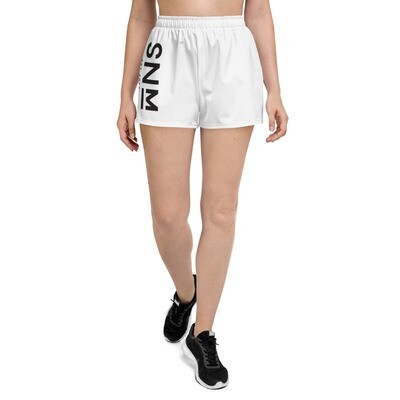 White SNM Athletic Shorts