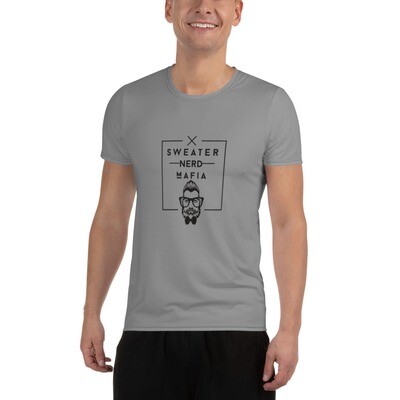 Gray 'Stache Athletic T