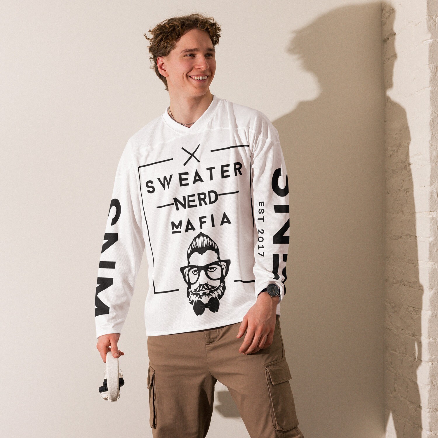 'Stache Hockey Jersey
