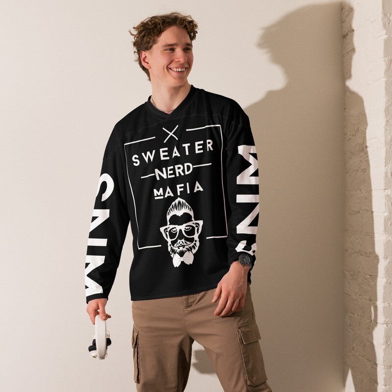 Recycled hockey fan jersey
