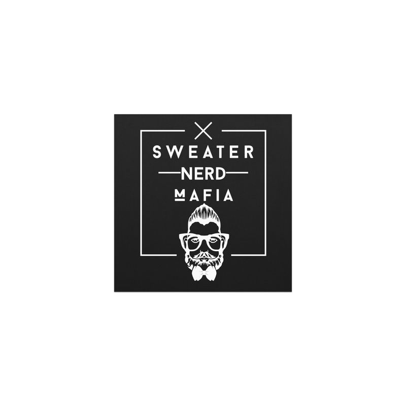 'Stache Car Magnet (5"x5")