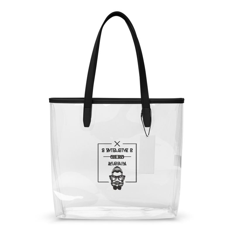 Clear tote bag