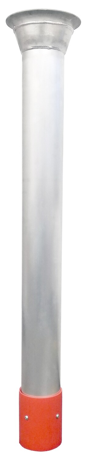 Dura Tube™ Welded Aluminum 8” to 6” Reducer Flange / Orange HDPE Hydro Cuff