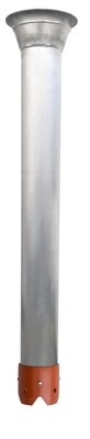 Dura Tube™ Welded Aluminum 8” to 6” Reducer Flange / Orange HDPE Hydro Crown