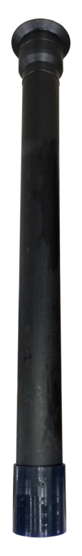 HDPE 8&quot; to 6&quot; Dig Tube with Flat Flange/Cuff - 78&quot;