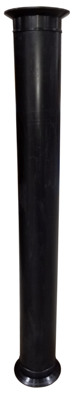 HDPE 8&quot; Extension Tube with Flat Flange/Flat Flange - 72&quot;