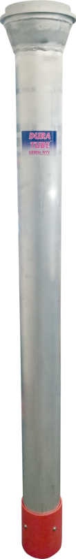 Dura Tube™ Aluminum Dig Tube w/8&quot; Male Reduced to 6&quot; BandLock® Style w/Hydro HDPE Cuff