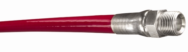 Piranha® Mainline Thermoplastic Sewer Cleaning Hose - [Red - 1/2&quot; x Up to 1000&#39; - 5000 PSI]