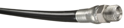 Piranha® Mainline Thermoplastic Sewer Cleaning Hose - [Black - 5/8" x Up to 1000' - 4000 PSI]