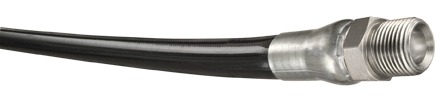 Piranha® Mainline Thermoplastic Sewer Cleaning Hose - [Black - 5/8&quot; x Up to 1000&#39; - 4000 PSI]