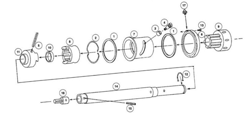 Power Winch Clutch Assembly