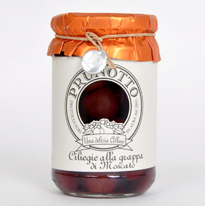 Ciliegie alla Grappa di Moscato