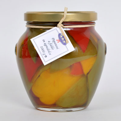 Peperoni a Falde in Agrodolce
