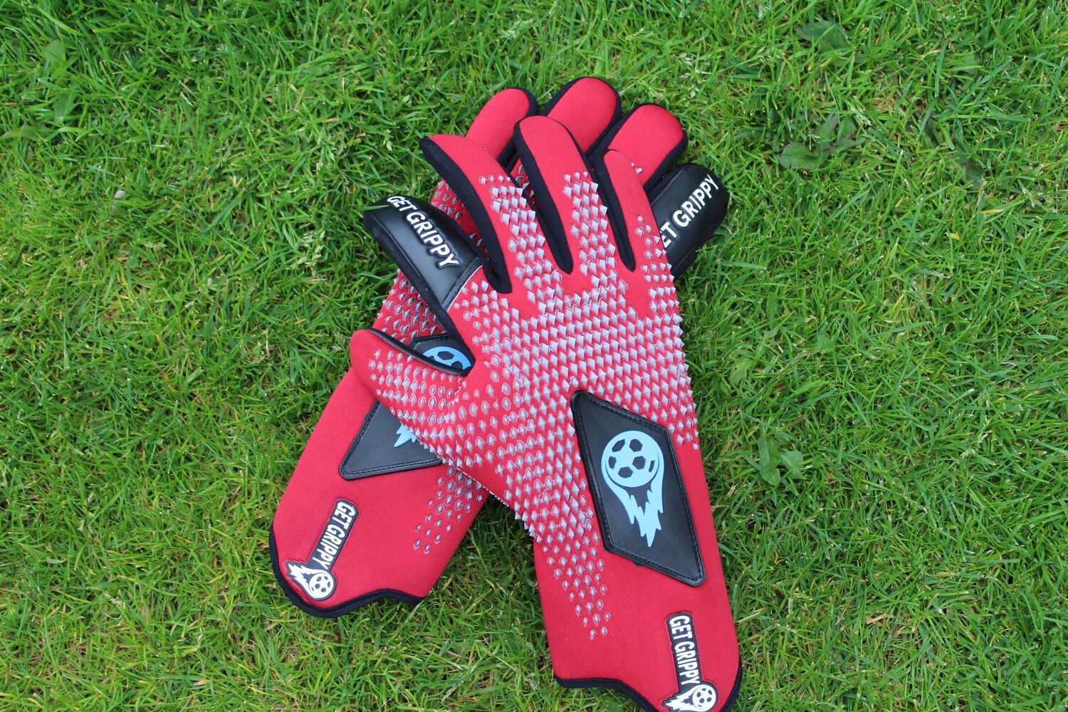 Football Keeper Gloves - Red Sock Glove