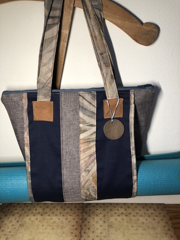 Cabas yoga violet