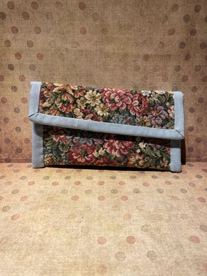 Pochette à lunettes/gsm fleurie