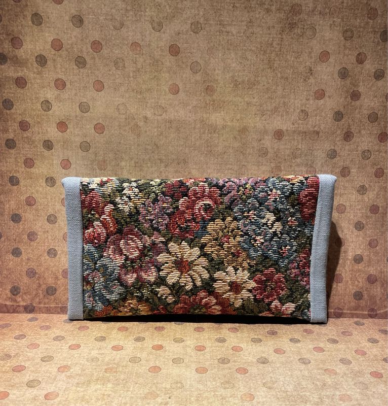 Pochette à lunettes/gsm fleurie