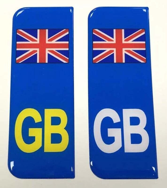 3D Side Flags Pair