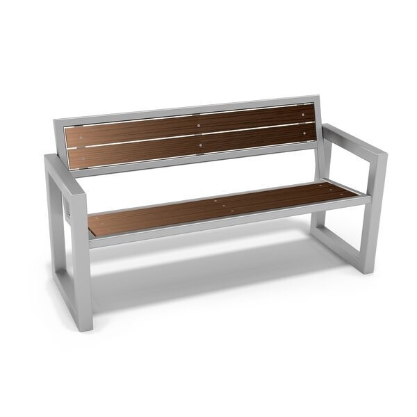 Banc en Acier inoxydable et lames composites