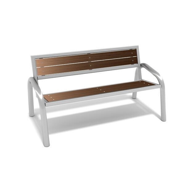 Banc en Acier inoxydable et lames composites