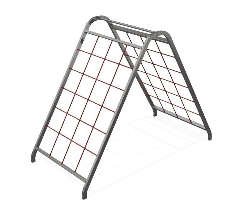 Station Escalier Double Pente Escalade en Acier Inoxydable