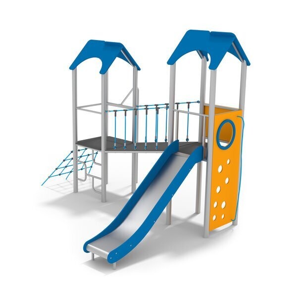 Toboggan avec jeux éducatifs -  Aire de Jeux conforme EN1176