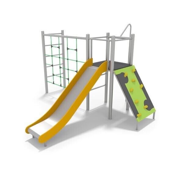 Toboggan avec jeux éducatifs -  Aire de Jeux conforme EN1176