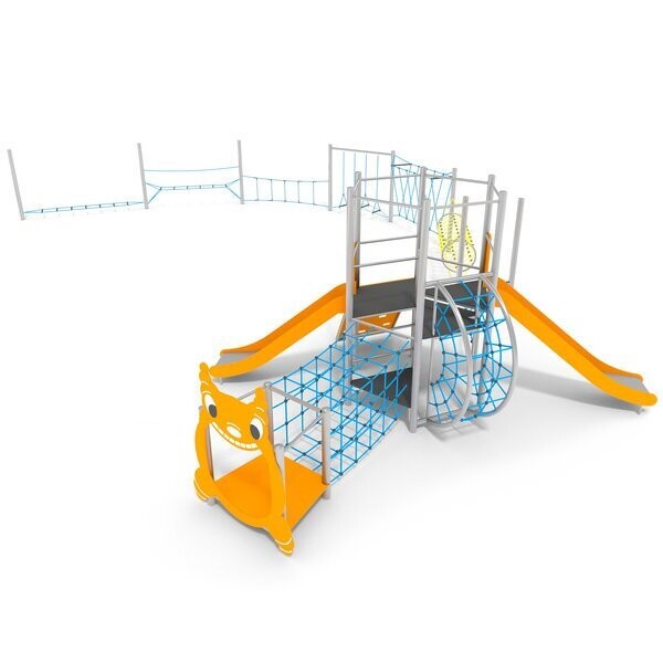 Jeu à Corde Agilité Acier Inoxydable -  Aire de Jeux conforme EN1176