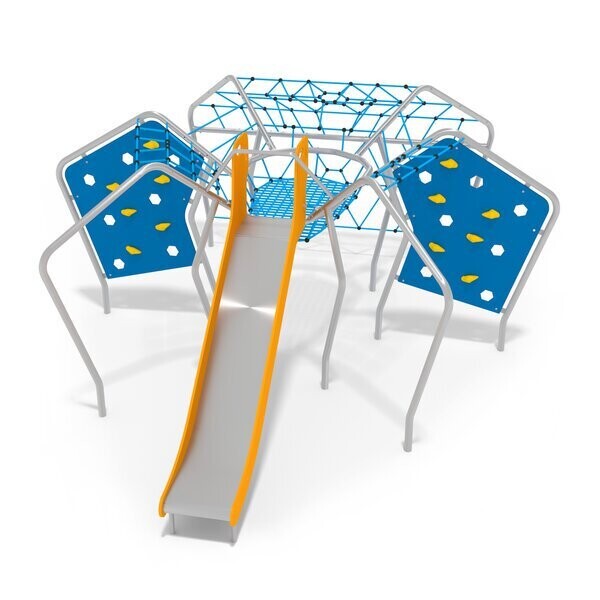 Spider Parcours à Cordes Acier Inoxydable -  Aire de Jeux conforme EN1176