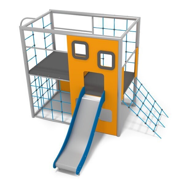 Structure Maison Moderne en Acier Inoxydable -  Aire de Jeux conforme EN1176