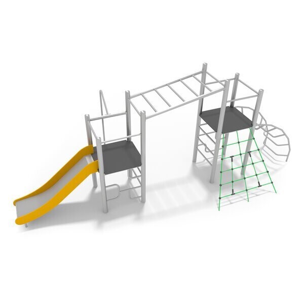 Toboggan Multi tours Cordage & Escalade -  Aire de Jeux conforme EN1176