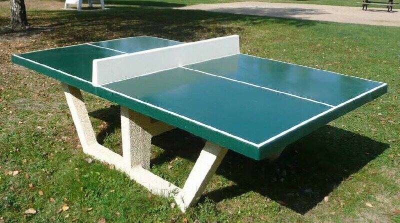 Table Ping Pong en béton