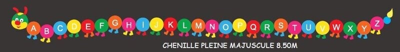 Jeux Thermocollés - Chenille Alphabet Majuscule