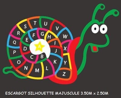 Jeux Thermocollés Escargot Alphabet Majuscule