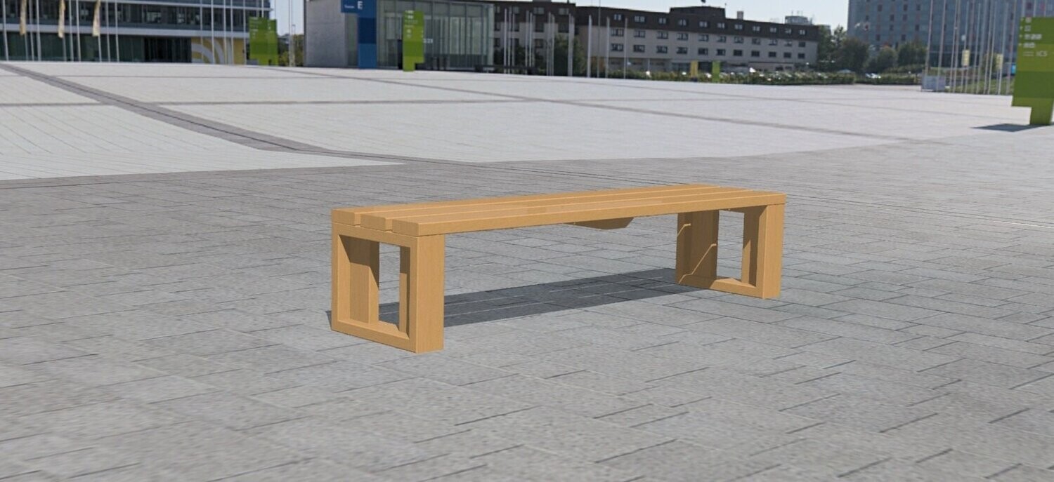 Banc en Bois Classe IV ou Plastique Recyclé