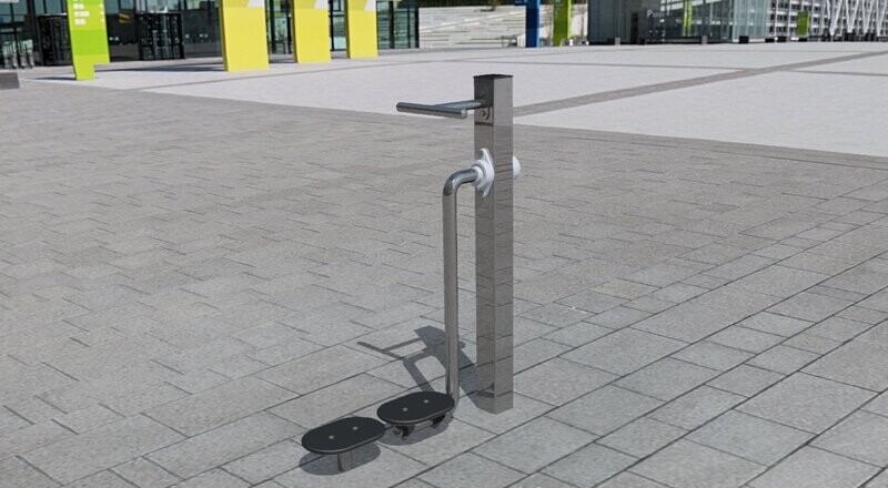 Station Abducteurs/Adducteurs en Acier inoxydable
