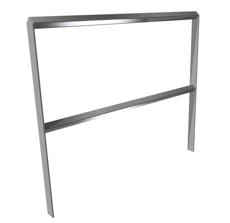 Barrière Collectivité Simple Acier Inoxydable