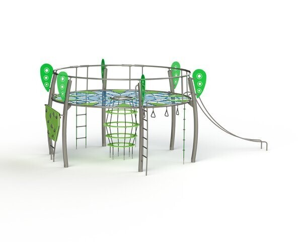 Combiné escalade en Acier Inoxydable -  Aire de Jeux conforme EN1176