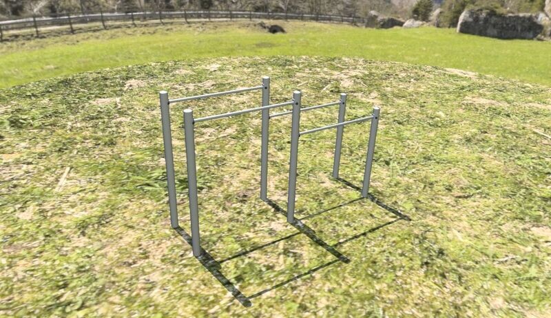 Station Double Dips en Acier Inoxydable