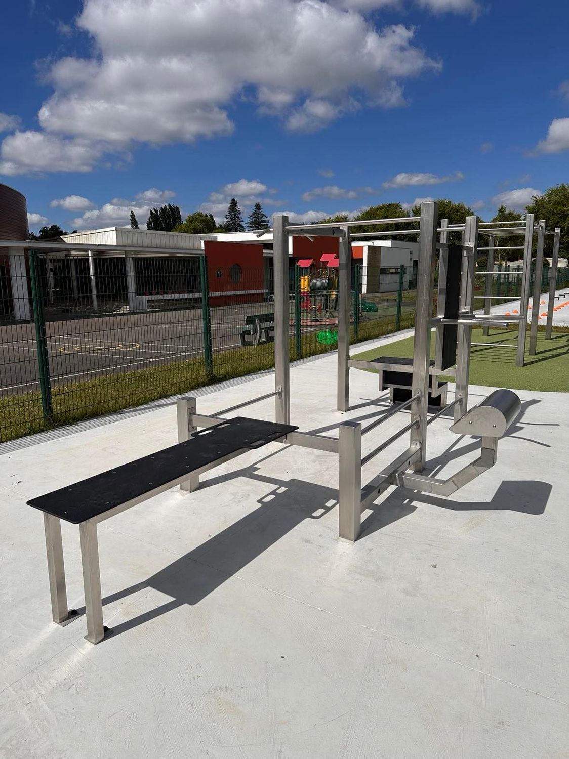Station Cross Training 6 Faces en Acier Inoxydable