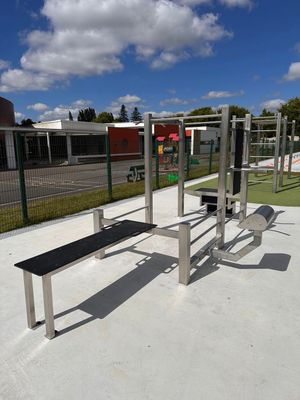Station Cross Training 6 Faces en Acier Inoxydable