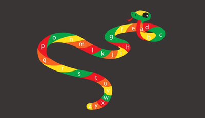 Jeux Thermocollés - Serpent Alphabet Minuscule 3m80x3m Jeux Thermocollés - Serpent Alphabet Minuscule 3m80x3m